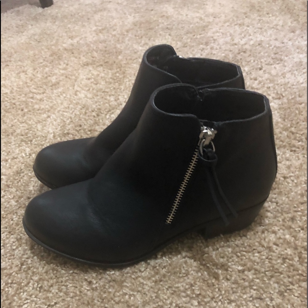 Girl Black Booties